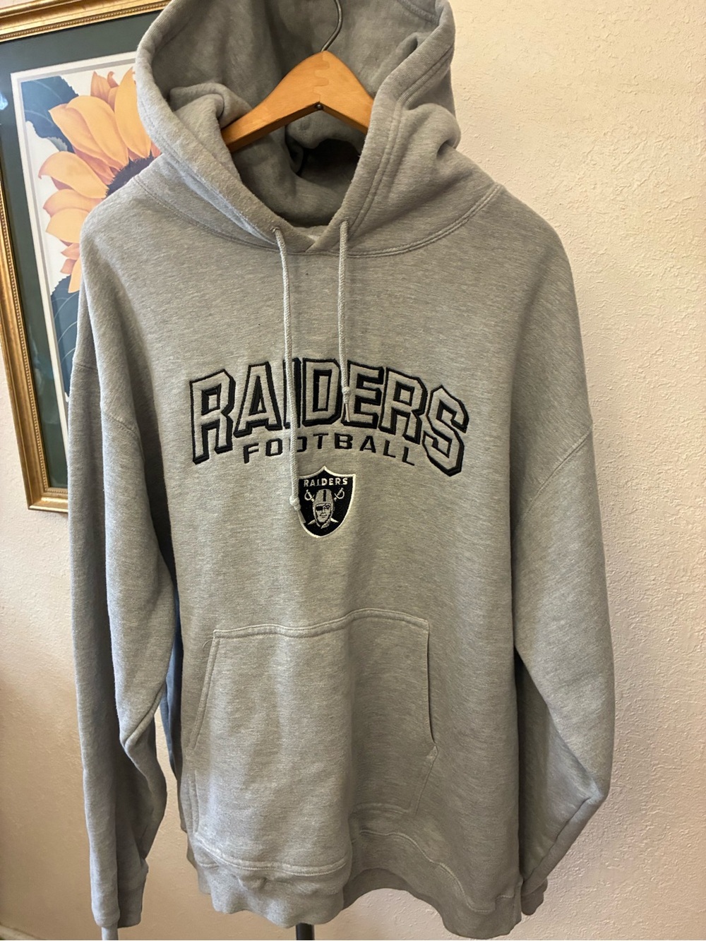 Reebok Raiders Football Heavyweight Hoodie
